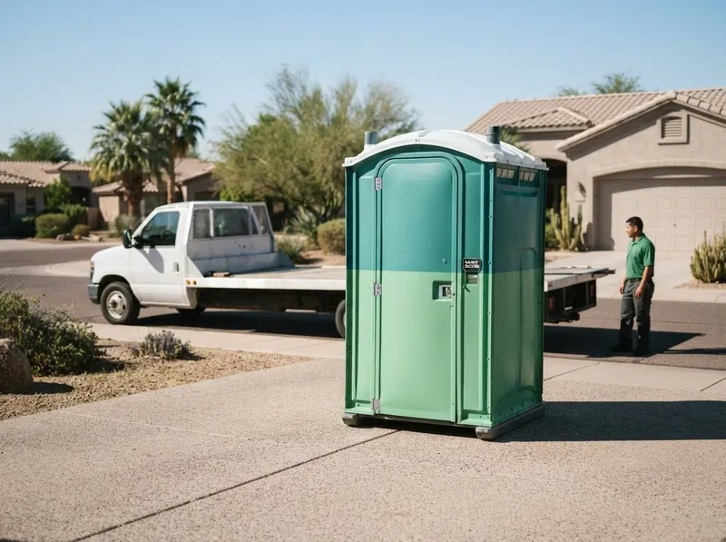 Towable Mobile Work Restroom in Scottsdale, AZ